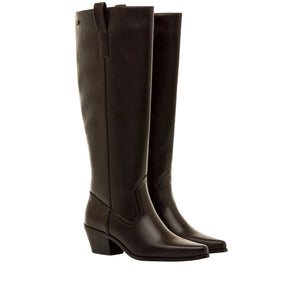 MTNG Western Leather Knee-High - Brown