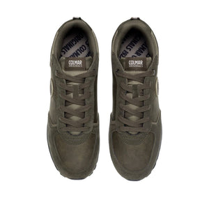 Colmar Suede Sneakers - Military Green | Warm Grey