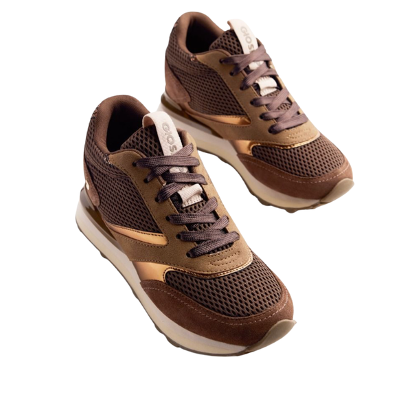 Gioseppo Wedge Mesh Sneakers