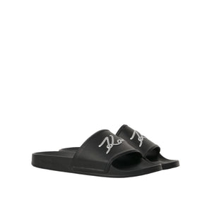 Karl Lagerfeld Signature Slides Women - Black