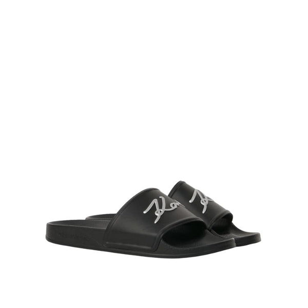 Karl Lagerfeld Signature Slides Women - Black