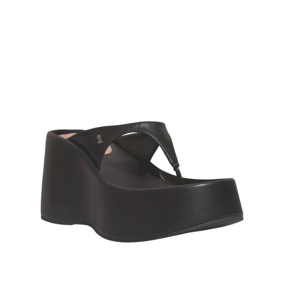 Santa Lolla  Comfort Leather Platform Thong Sandal
