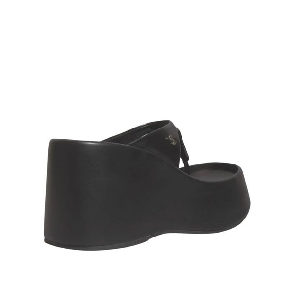 Santa Lolla  Comfort Leather Platform Thong Sandal