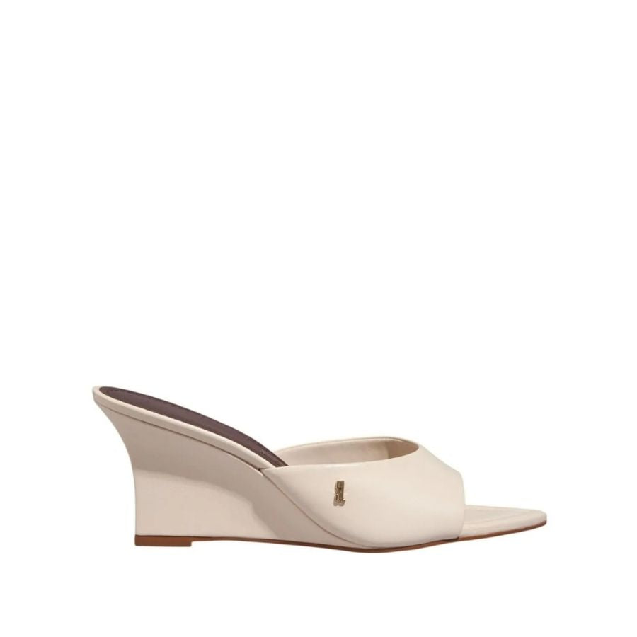 Santa Lolla Soft Lambskin Leather Wedge Mule