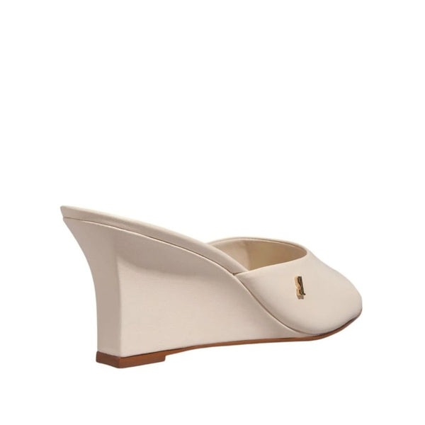 Santa Lolla Soft Lambskin Leather Wedge Mule