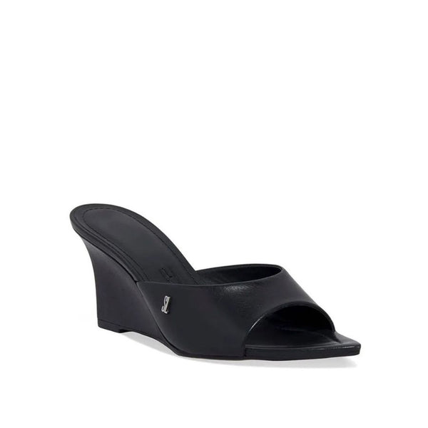 Santa Lolla Soft Lambskin Leather Wedge Mule