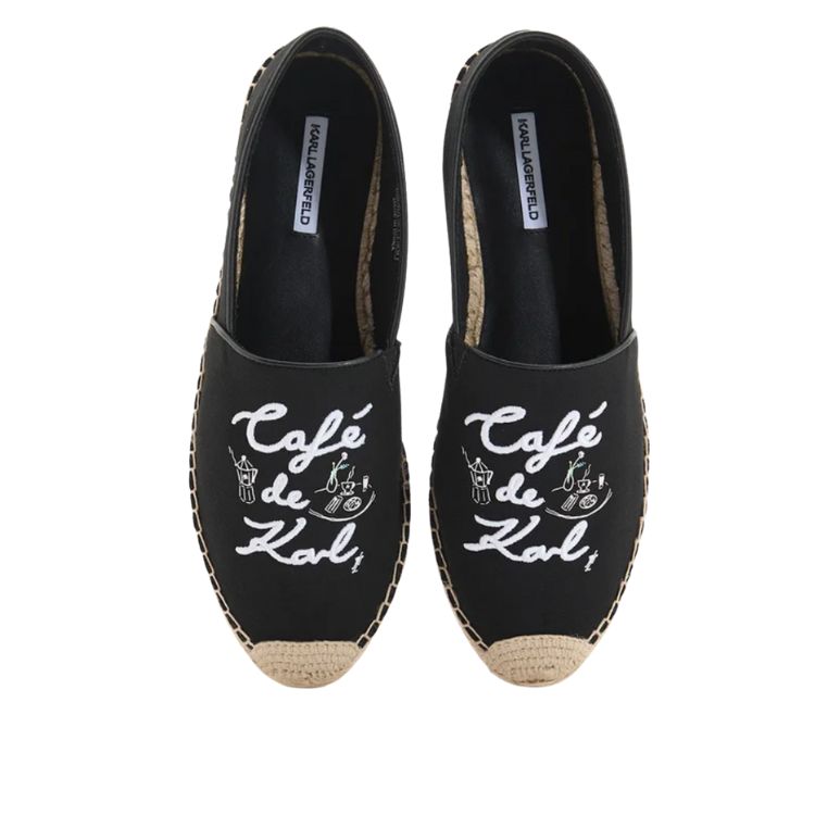 Karl Lagerfeld Café De Karl SLIP ON WOMEN - BLACK