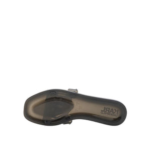 Karl Lagerfeld Jelly Cut-Out Slides Women - Black