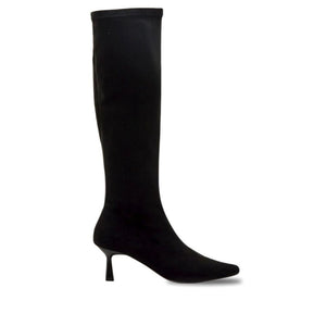 MTNG stretch suede knee-high boots