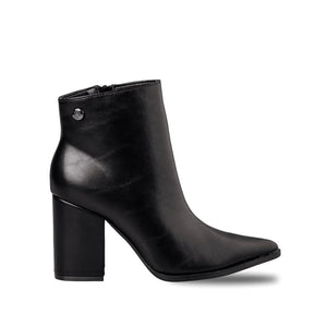 Envie Leather Block Heel Ankle Boots