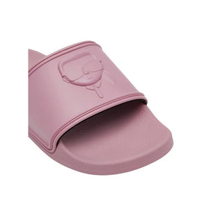 Karl Lagerfeld Icon Slides Women - Mauve Pink