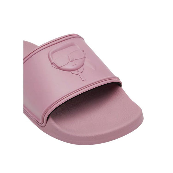 Karl Lagerfeld Icon Slides Women - Mauve Pink