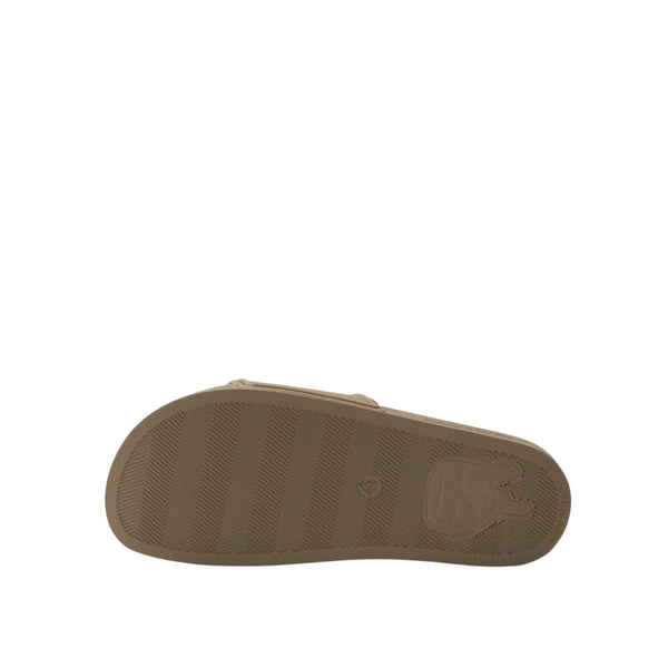 Karl Lagerfeld Rubber Icon Slides Men - Beige