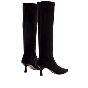 MTNG stretch suede knee-high boots