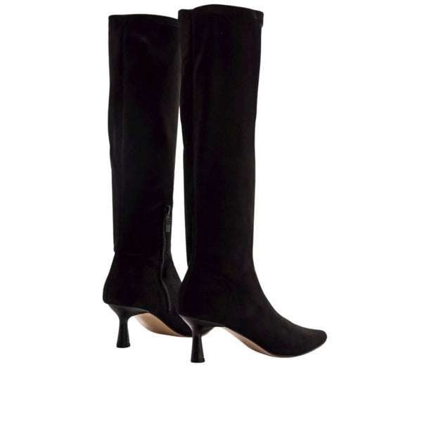 MTNG stretch suede knee-high boots