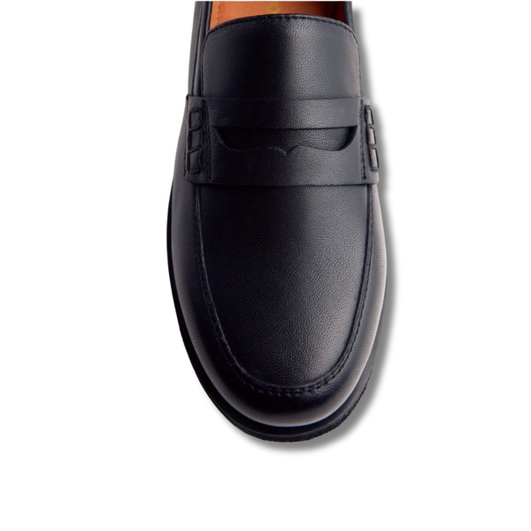 Gioseppo Leather Loafers Women - Black