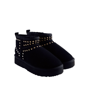 Gioseppo Studded Australian-Style Suede Boots
