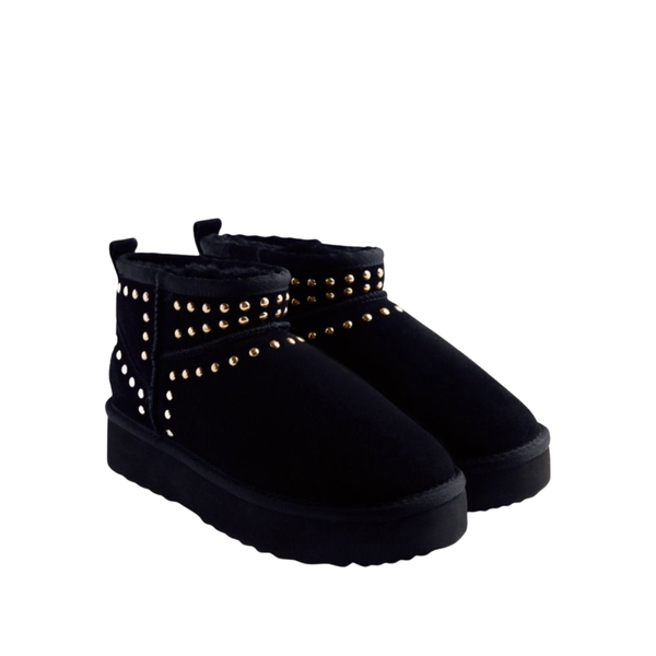 Gioseppo Studded Australian-Style Suede Boots
