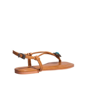 Santa Lolla Embellished Flat Sandal