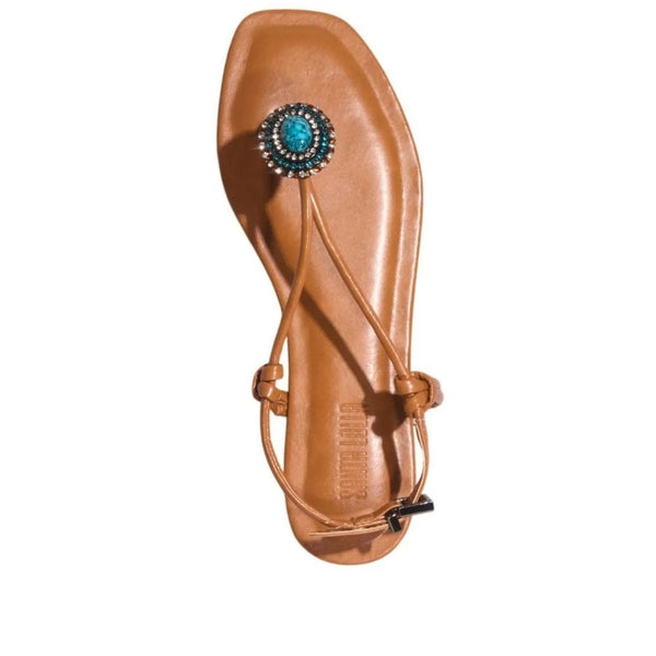Santa Lolla Embellished Flat Sandal