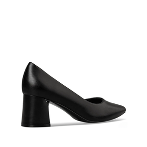 Envie Leather Block Heels