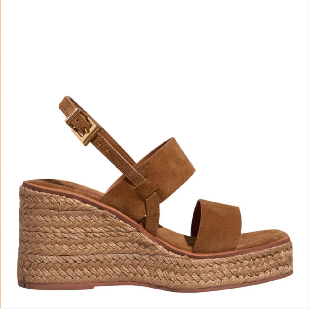 Santa Lolla Suede Wedge Sandal