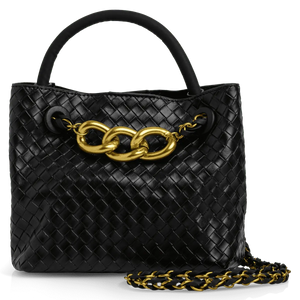 Envie Woven Chain Detail Handbag
