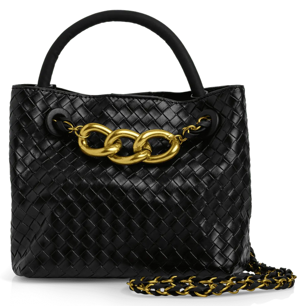 Envie Woven Chain Detail Handbag