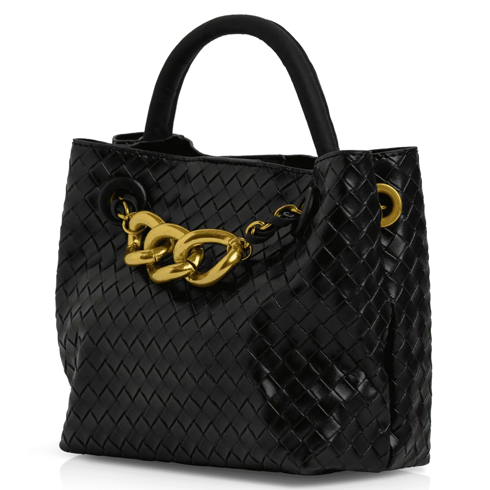 Envie Woven Chain Detail Handbag