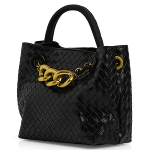 Envie Woven Chain Detail Handbag