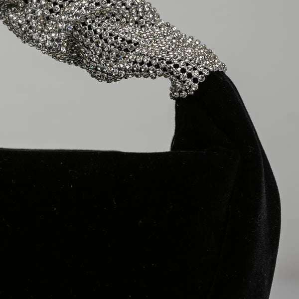 Envie Rhinestone Handle Evening Bag