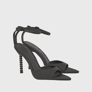 Exe Rhinestone Heel Sandals