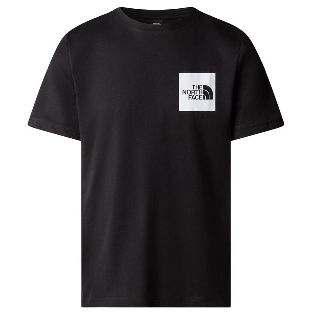 THE NORTH FACE BLACK MEN ROUND NECK T-SHIRT