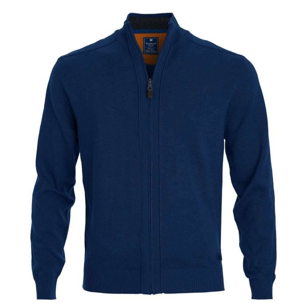 REDMOND CARDIGAN ZIP MEN DARK BLUE