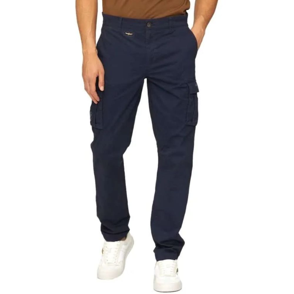 AERONAUTICA NAVY TAPERED FIT MEN CARGO PANT