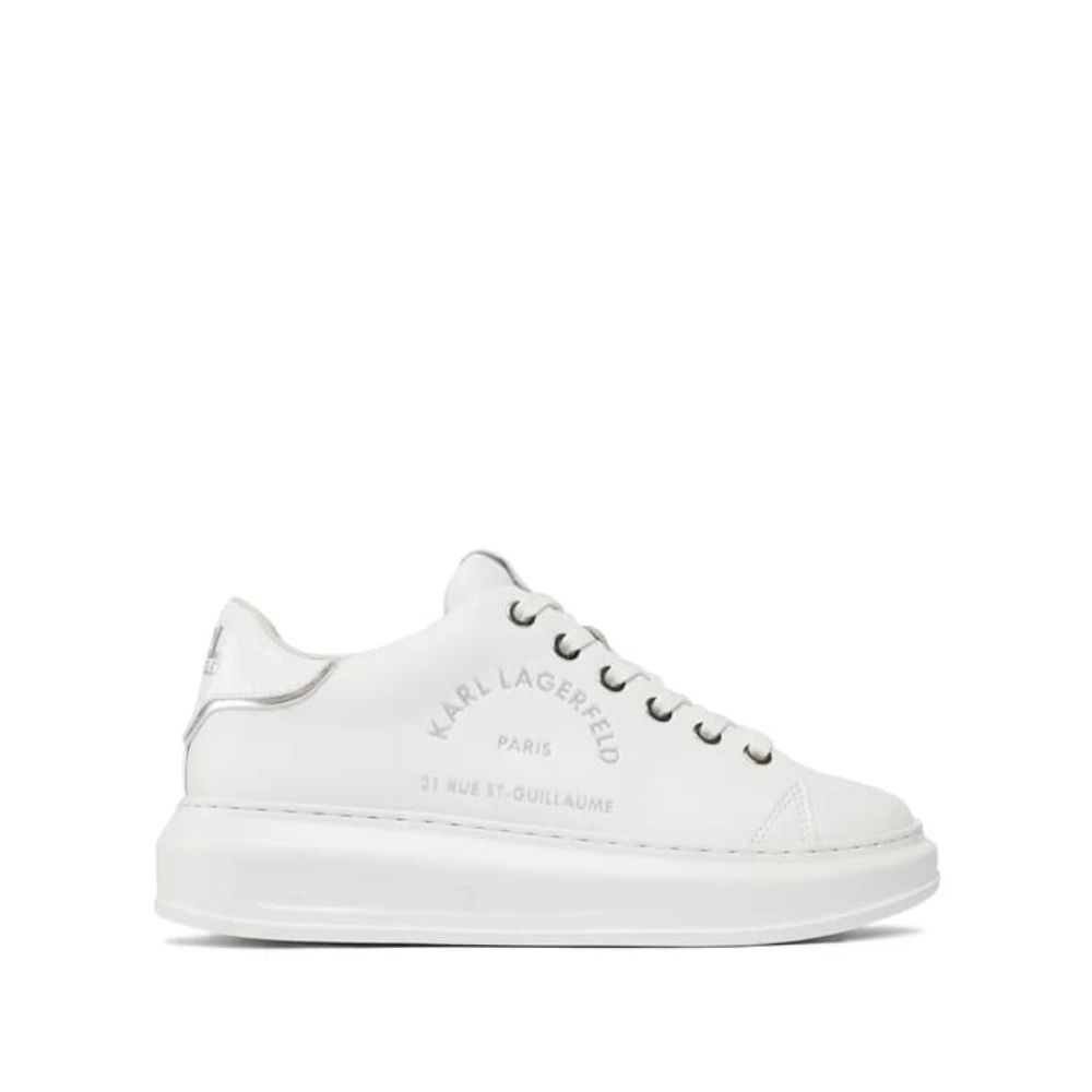 KARL LAGERFELD KAPRI METAL MAISON WOMEN WHITE SNEAKERS 