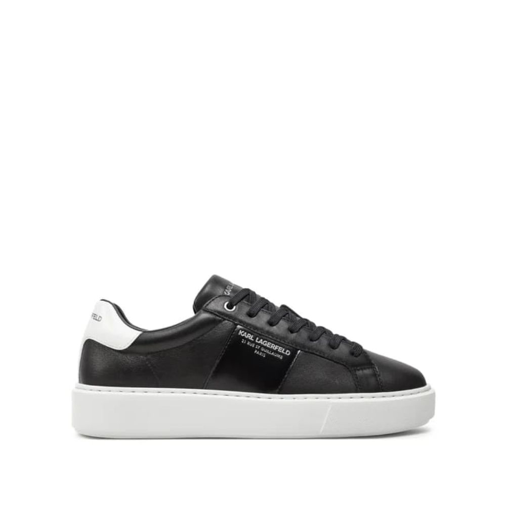 KARL LAGERFELD MAXI KUP MEN BLACK SNEAKERS