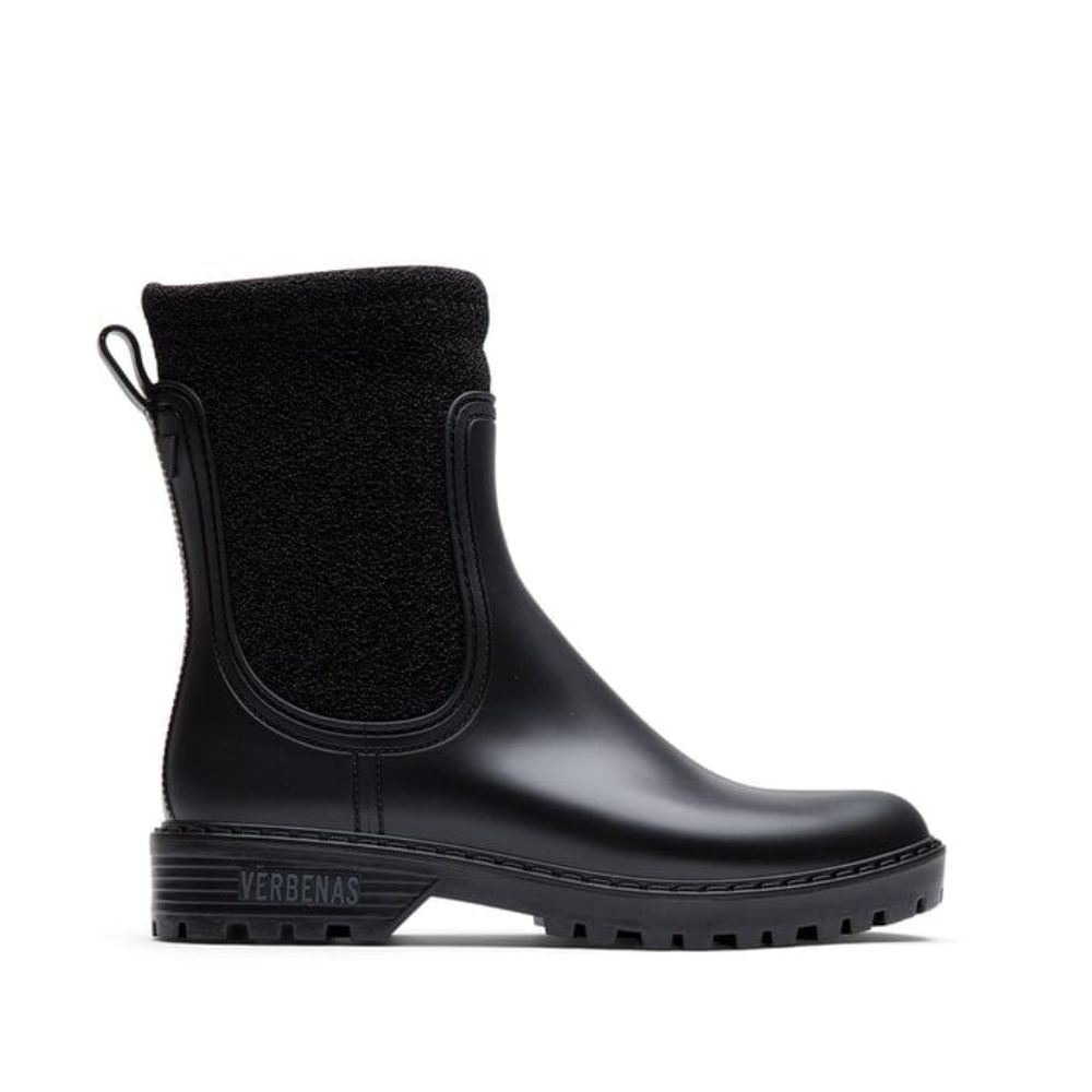 VERBENAS WOMEN GALA MATE PLANET BLACK RAIN BOOTS 