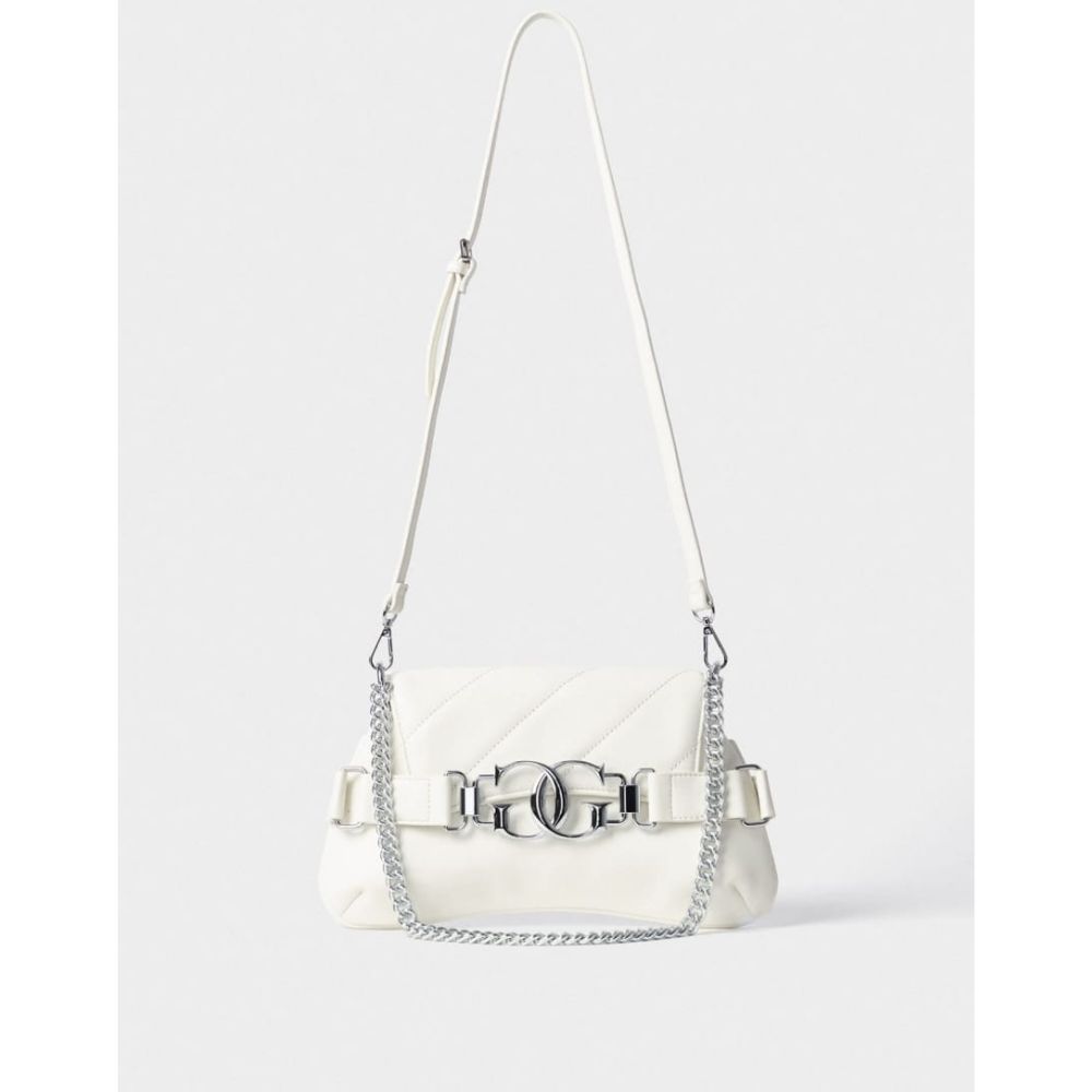 GAELLE PARIS OFF WHITE REGULAR SHOULDER STRAP